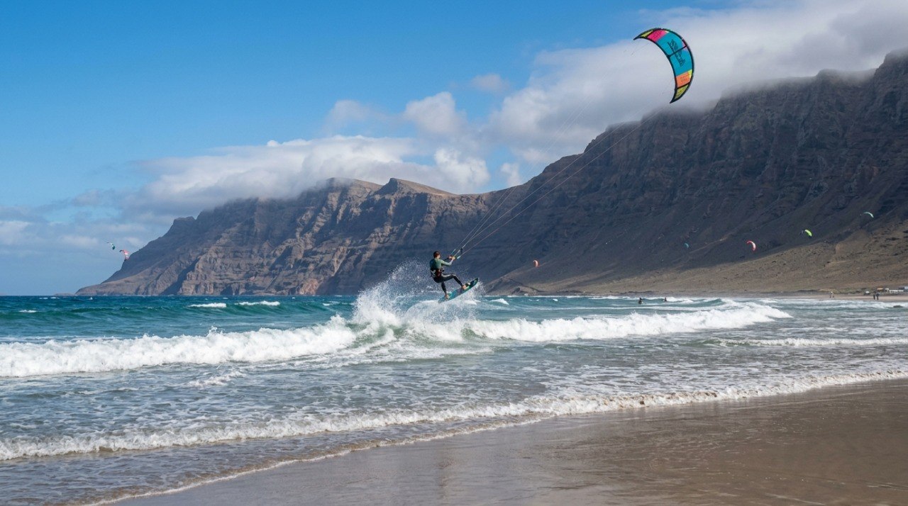 Surf and kitesurf in Lanzarote