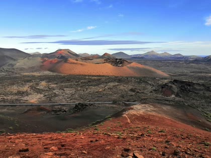 Timanfaya National Park volcanic landscape